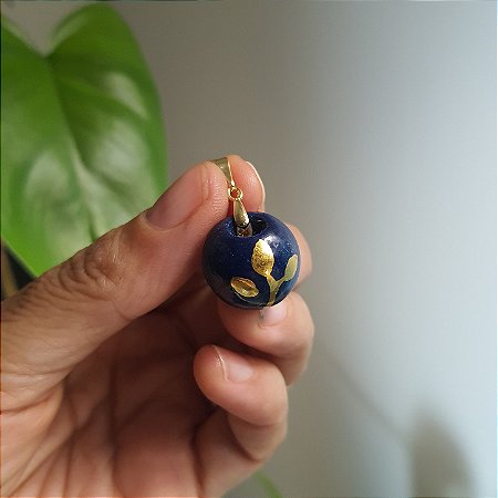 Pingente Difusor Mirtilo Ouro