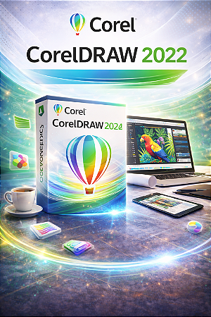 CorelDRAW Graphics Suite 2022 Vitalício – Envio Imediato