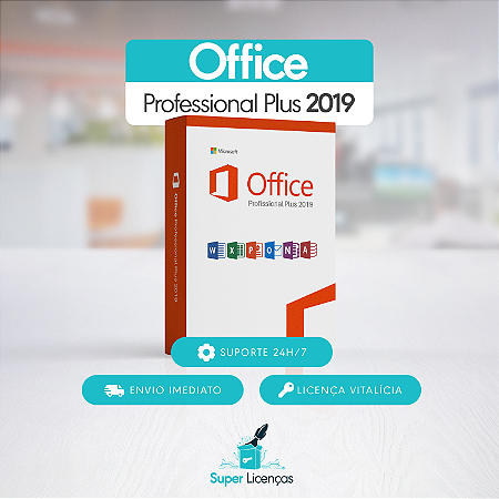 Office 2019 Professional Plus - Licença Original e Vitalícia I Receba Agora Por Email I Suporte 24 HRS