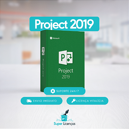 Project 2019 Professional – Licença Original Vitalícia de 25 Dígitos