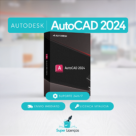 Autodesk AutoCAD 2024 Para Windows & Mac – Envio Imediato - Licença Vitalicia