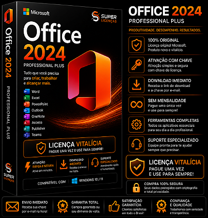 Licença Office 2024 Professional Plus