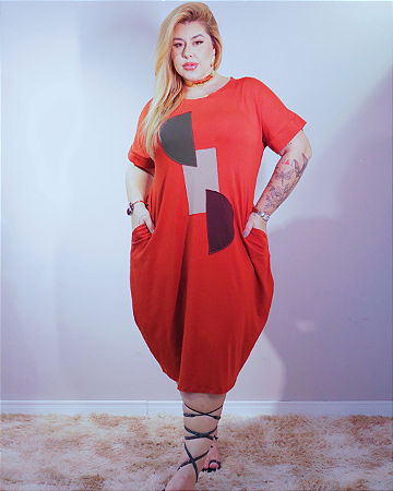 Vestido Detalhe Frontal