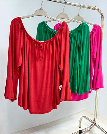 Blusa Ciganinha Lisa