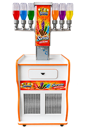 MAQUINA SORVETE AMERICANO 6 SABORES