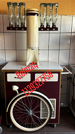 Maquina sorvete Americano Retro