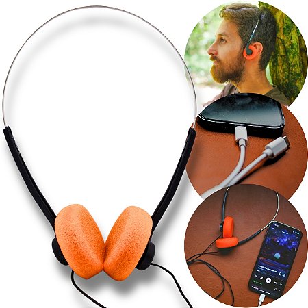 Headphone Retro Phone Anos 80 + Adaptador Original Handz