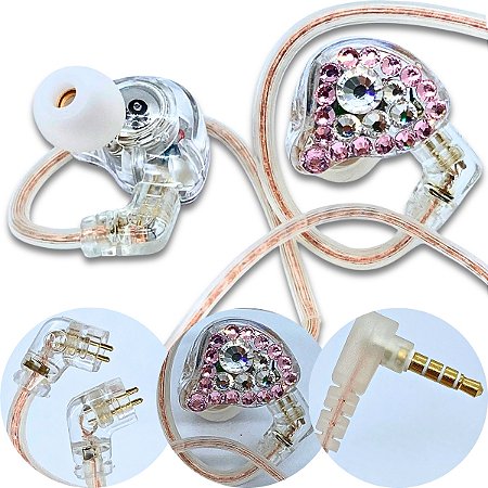 Fone In Ear Profissional Retorno de Palco Som HD