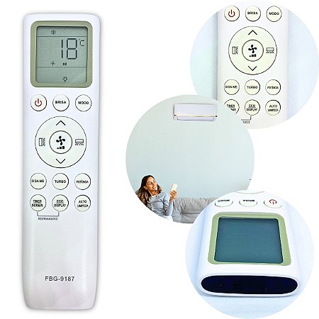 Controle Remoto Infravermelho FBG-9187 Universal