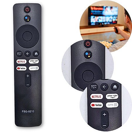 Controle Remoto Compatível com Xiaomi Mi Box FBG-9210