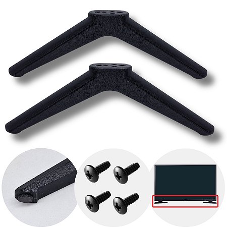 Base Pedestal Compativel 32s615 32r6500 32s5400 + Parafusos - GFTech