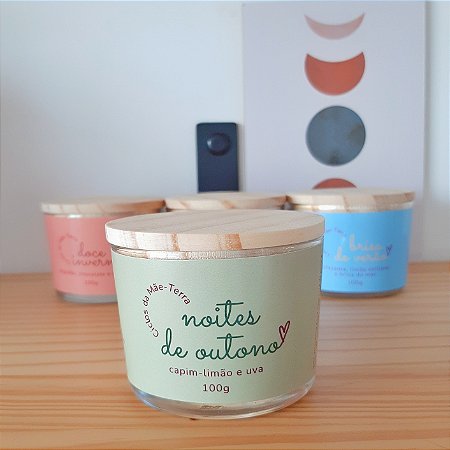 Noites de Outono | Capim-limão e Uva | 100g