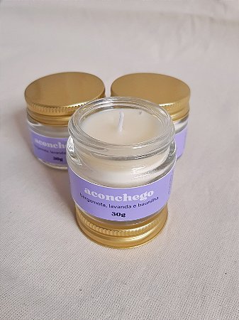 Aconchego | Bergamota, Lavanda e Baunilha | 30g - minizinha