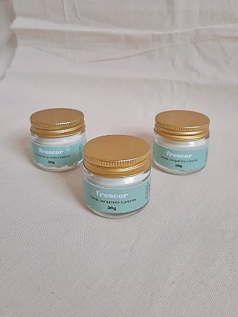 Frescor | Menta, Bergamota e Jasmim | 30g - minizinha