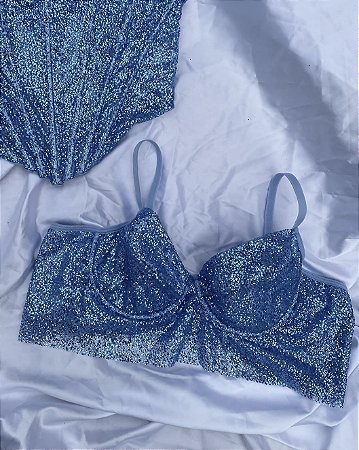 Top brilhante Laila