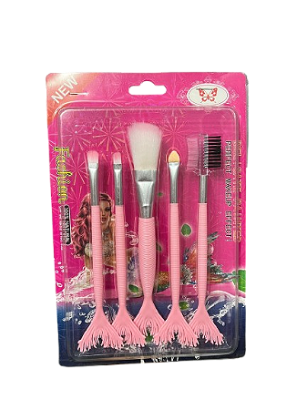 KIT PINCEL SEREIA - 5 UND ROSA CLARO