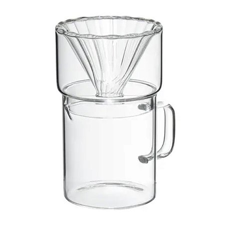 Jogo Passador De Café e Jarra Vidro Mimo Style Boro 500ml
