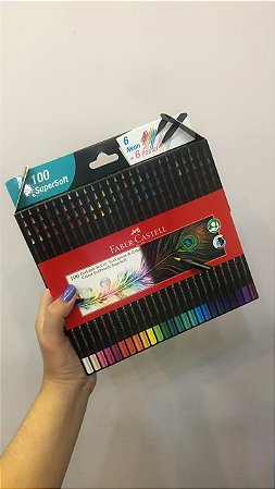 Lápis de Cor SuperSoft 100 Cores Faber-Castell