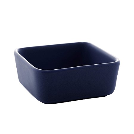 Bowl de Porcelana Quadrado Azul Marinho Matt 9 cm