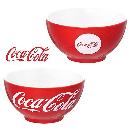 Bowl de Porcelana Coca-Cola Vemelho
