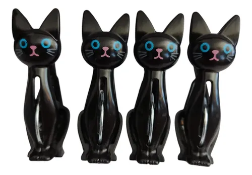 Prendedor Gato Preto 7 cm