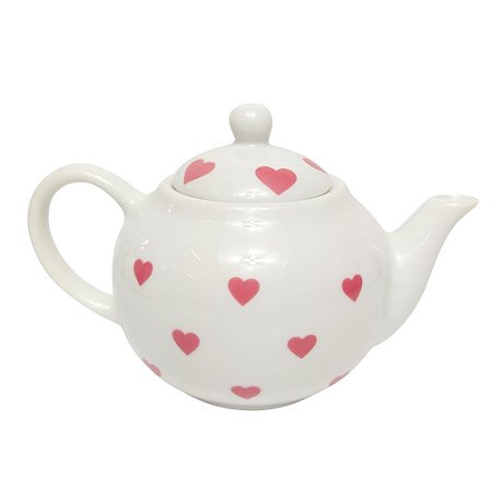 Jogo de Chá Porcelana Rosa - Donna Coisinha Decor