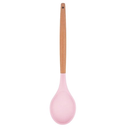 Colher Silicone Multiuso Rosa