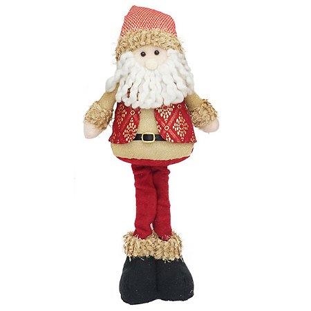 Papai Noel Perna Extensível Joy 42cm