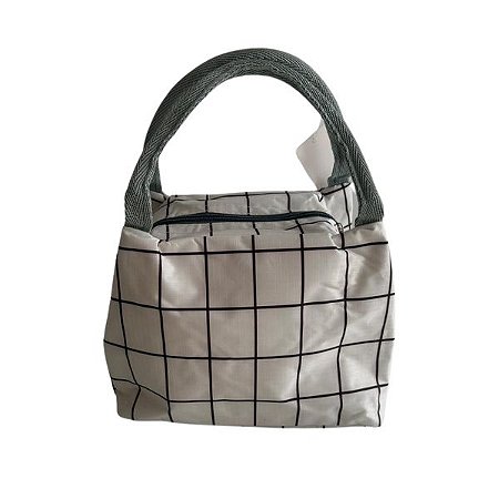 Bolsa Térmica Grid Branca