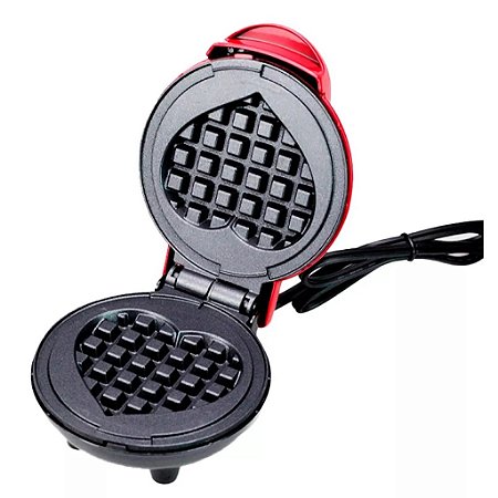 Máquina de Waffle Coração