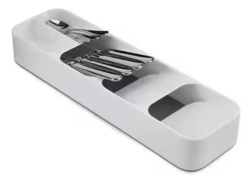 Organizador de Talheres para Gaveta Branco
