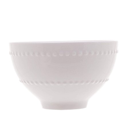 Bowl de Porcelana New Bone Pearl Branco 11,5 cm