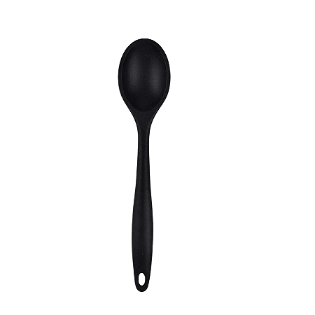 Colher de Arroz de Silicone Preta