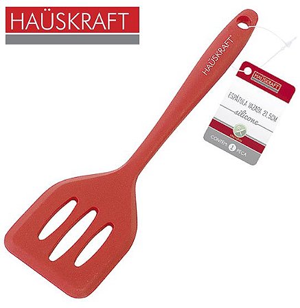 Mini Espátula Vazada Vermelha 21,5 cm - Hauskraf