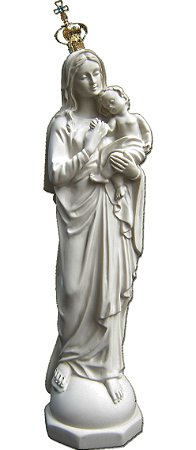 Nossa Senhora e o menino Jesus em resina