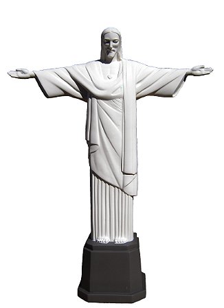Imagem Cristo Redentor Corcovado Em Resina 33,5cm