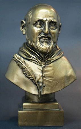Busto de São Roberto Belarmino em Resina