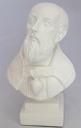 Santo Agostinho de Hipona Busto em Resina