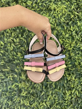 Sandália Lacinhos Black