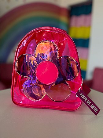 Mochila Florzinha Pink