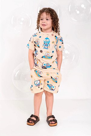 Conjunto Masculino Robozinho