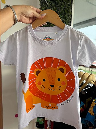 Camiseta Masculina Leãozinho