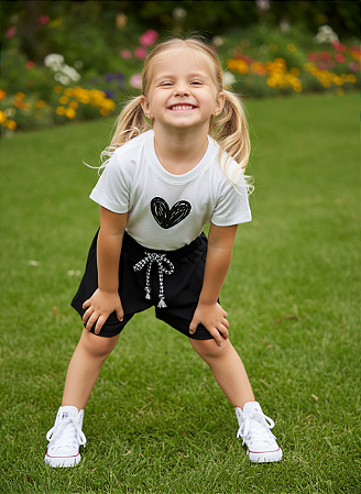 Conjunto Short Coração