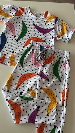 Conjunto Canelado Banana