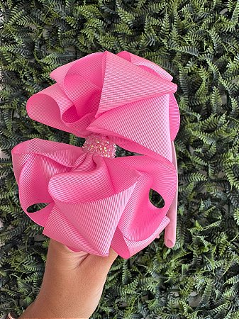 Tiara de Cabeça Rosa