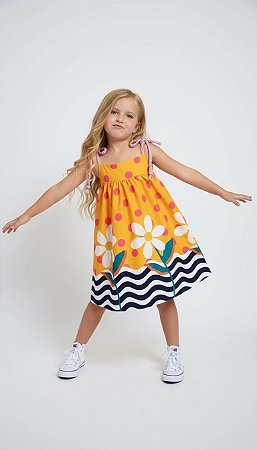 Vestido Florzinha Poá