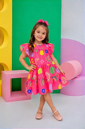 Vestido Arco Íris Pink