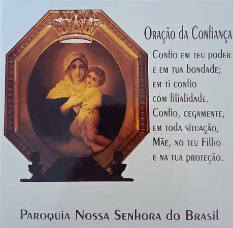 Az Oração da confiança Cecrisa 20x20 3,77mm