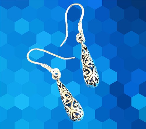 Brincos em Prata 925 Trabalhada