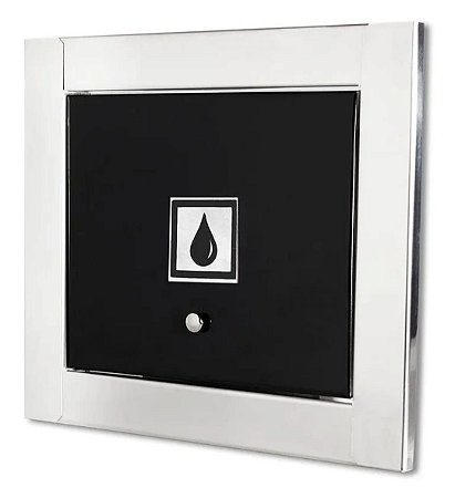 Visor Dual Inox com Preto Água